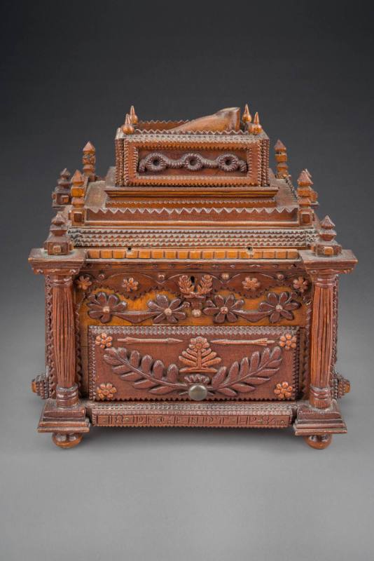 Tramp Art Communion Box