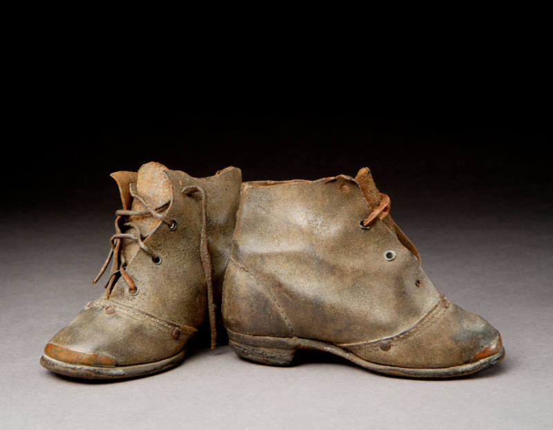 Child's Shoes  with Wooden Pegs