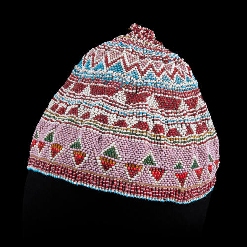 Beaded cap