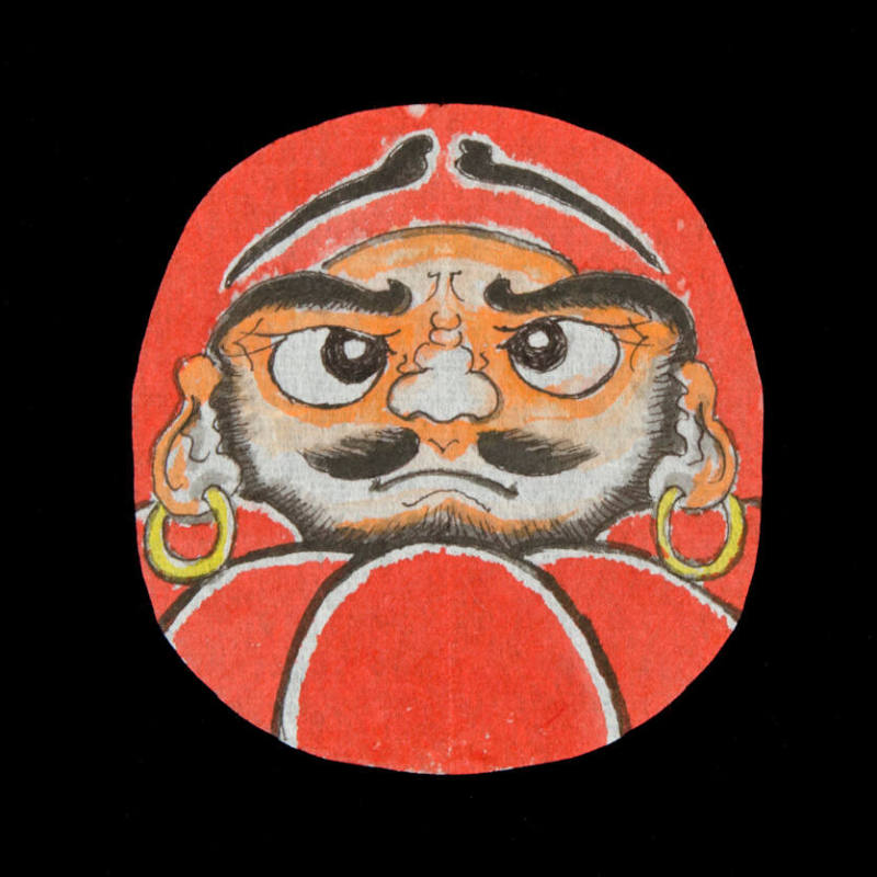 Miniature Dako (kite) depicting Daruma