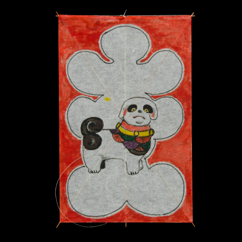 Miniature kaku dako (kite) depicting Eto-Dako Inu