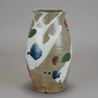 Wheel-thrown vase