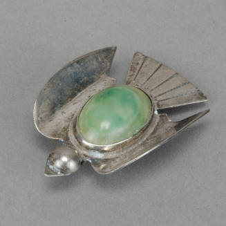 Dove Pin with Cabochon