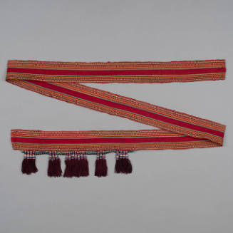 Fringed sash