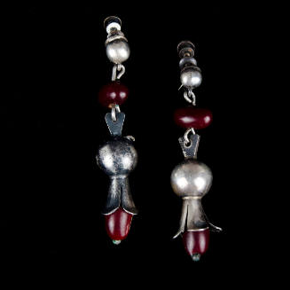 Pomegranate earrings