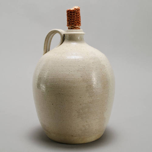 Jug with corn cob stopper