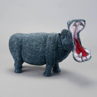 Beaded Hippopotamus