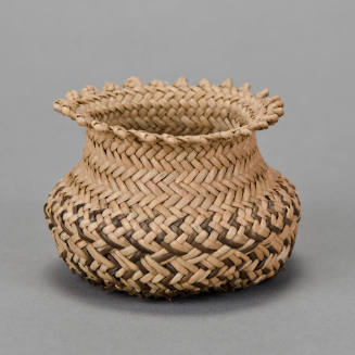Twill weave basket