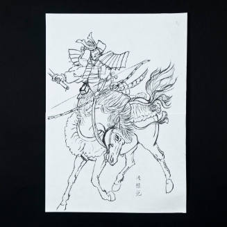 Kite Drawing or Painting of Warrior