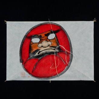 Buka (kite) depicting Daruma