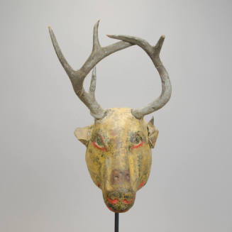 Yellow deer mask