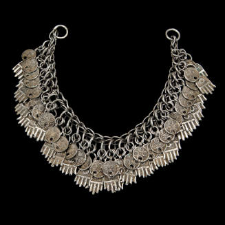 Khamsa pendants for hanging on a necklace or a headdress