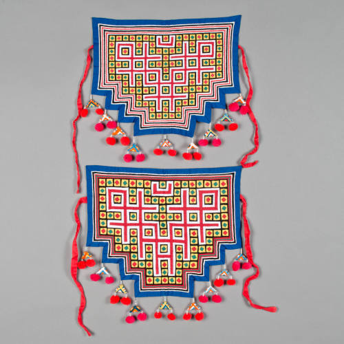 Pair of Hmong dance aprons