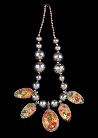 Spoon and Santo necklace