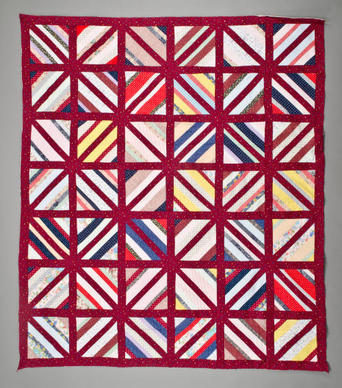 String Squares Quilt Top