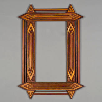 Tramp art frame
