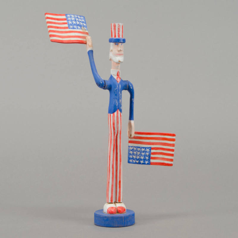 Uncle Sam kinetic sculpture