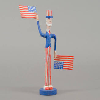 Uncle Sam kinetic sculpture