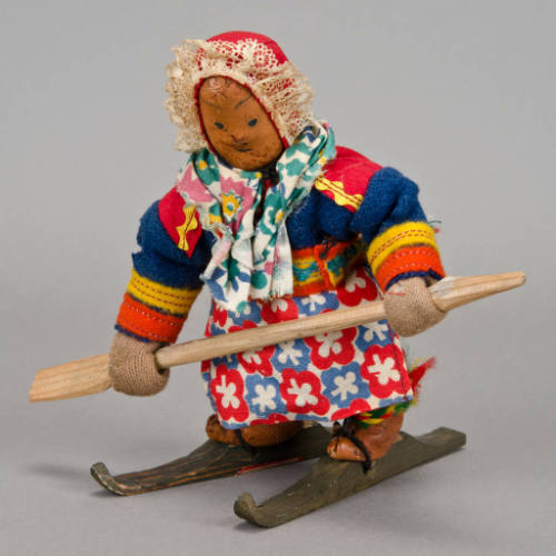 Female Doll on Skis