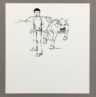 llustration for the story "El Muchacho del burrito/A Boy and His Donkey," p. 76
