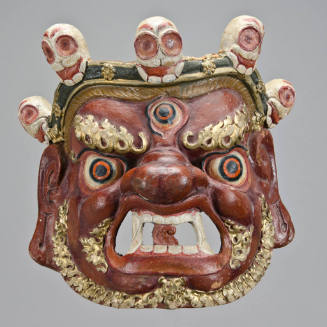 Red Mahakala mask