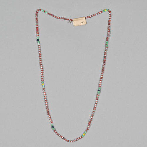 Santeria ritual necklace for San Cristobal or Algayu