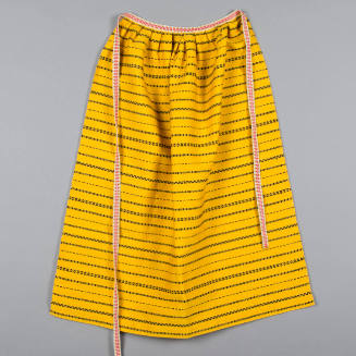 Svart och gult förkläde (black-and-yellow apron)
