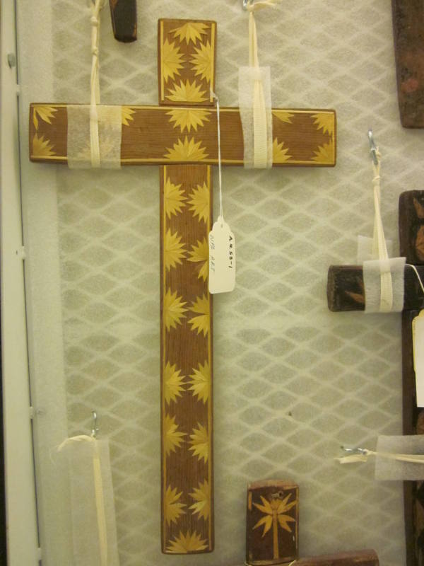 Straw Inlay Cross #2