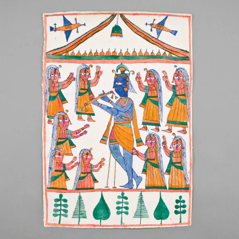 Krishna and the Gopis (cow herding girls)