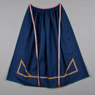 Blå raskmajd
(blue waxed wool apron, highest ranking)