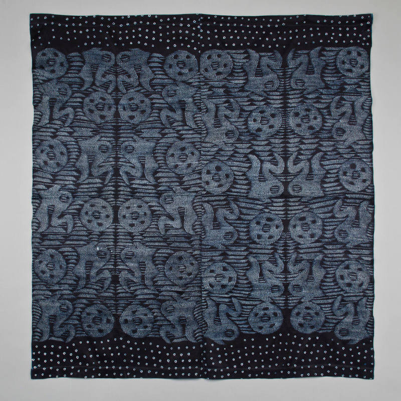 Adire oniko, woman’s wrapper cloth