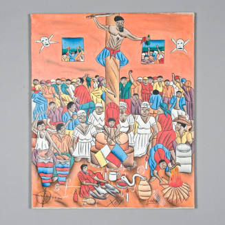 Vodou Ceremony Painting