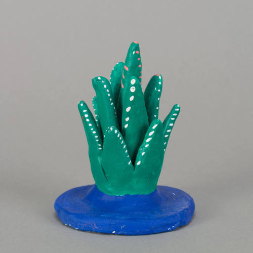 Figure, maguey cactus