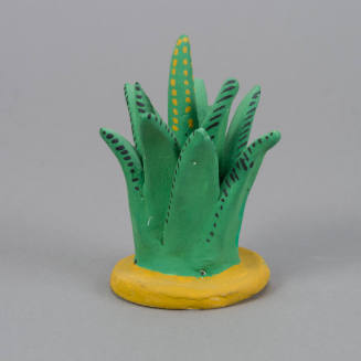 Figure, maguey cactus