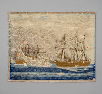 Woolwork embroidery (sailor's woolie)