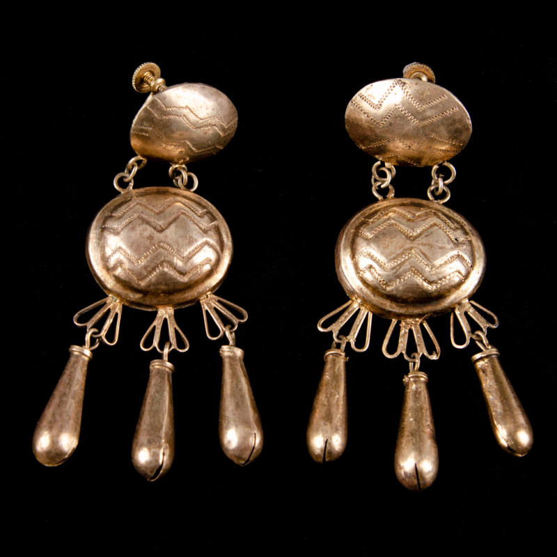 Earrings, Monte Alban replicas