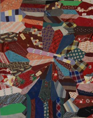 Quilt made of neckties