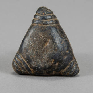 Triangular snail amulet