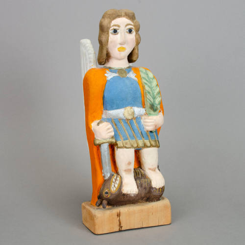 St. Michael Slaying the Dragon figurine