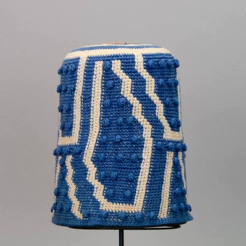 Bamileke Society man's prestige hat (ashetu)