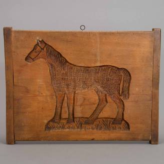 Horse pastry mold