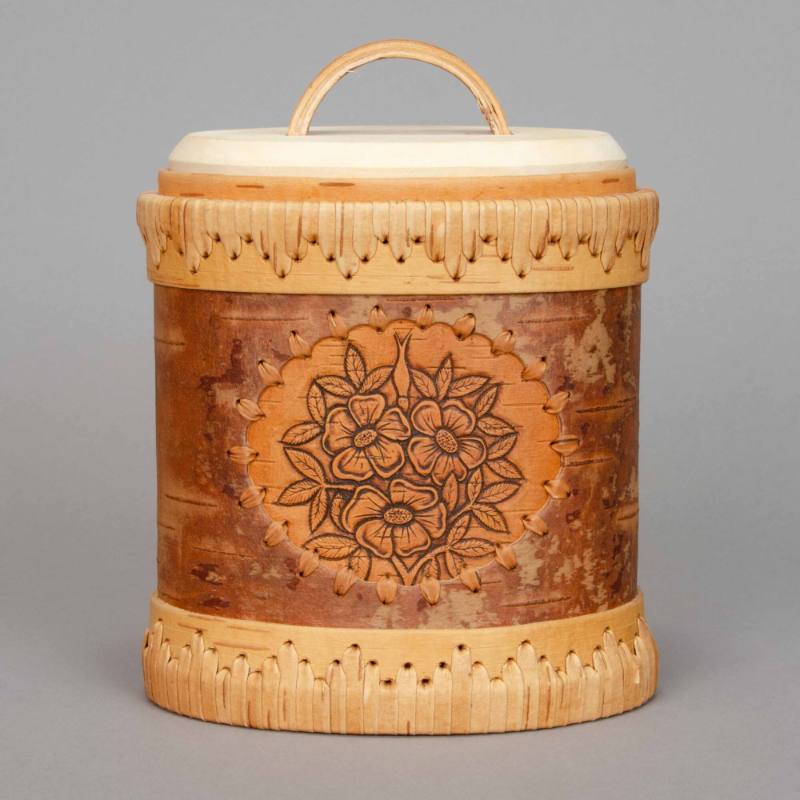 Birch bark box