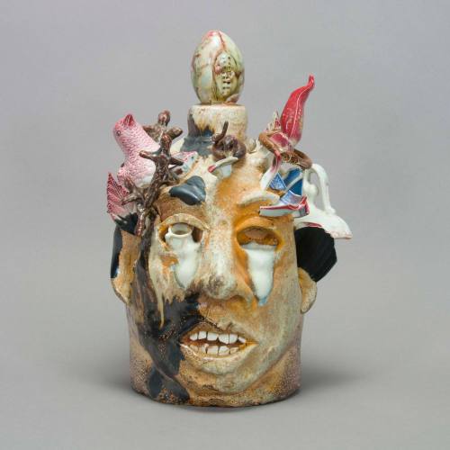 Shard face jug