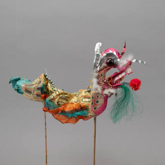 Dragon and Lion Dance Figurine