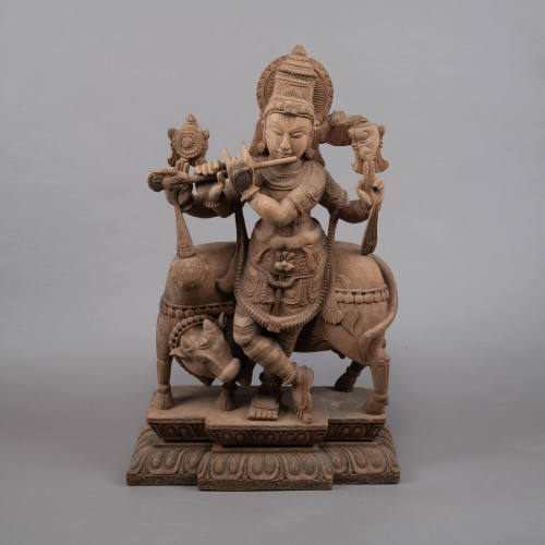 Krishna playing the flute
