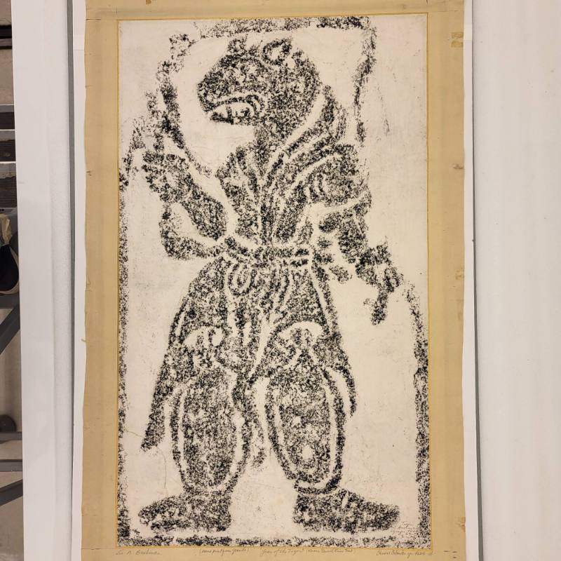 Zodiac Rubbing - Tiger