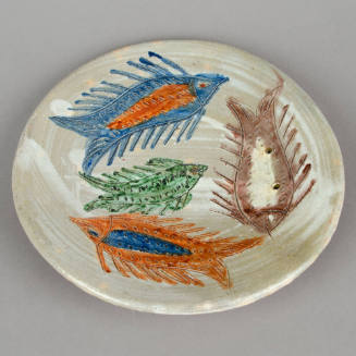Plate with fish