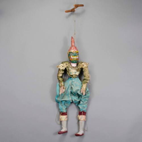 Yoke thé (marionette puppet) in the form of a yaksha (demon)