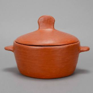 Barro rojo (redware) beanpot