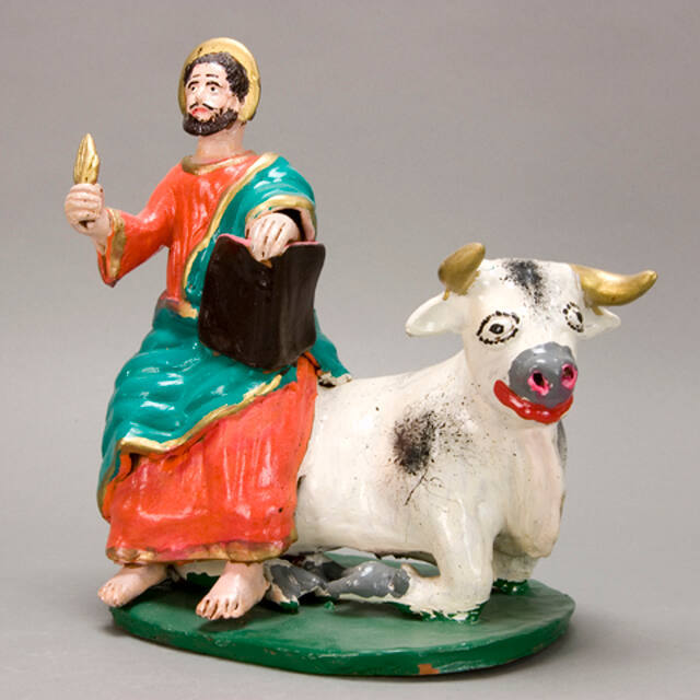 Saint Luke and bull